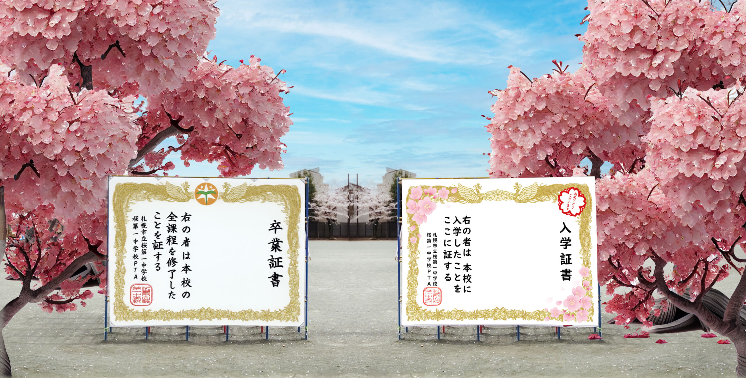 セミオーダー証書幕Store